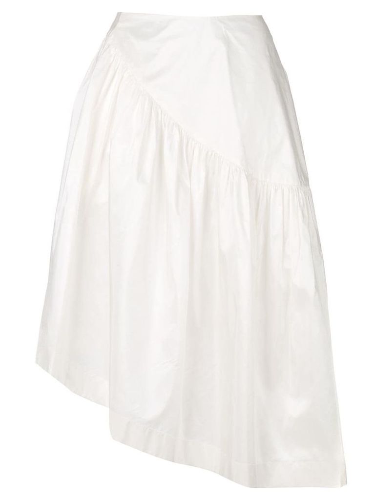 Simone Rocha frilled midi skirt - White