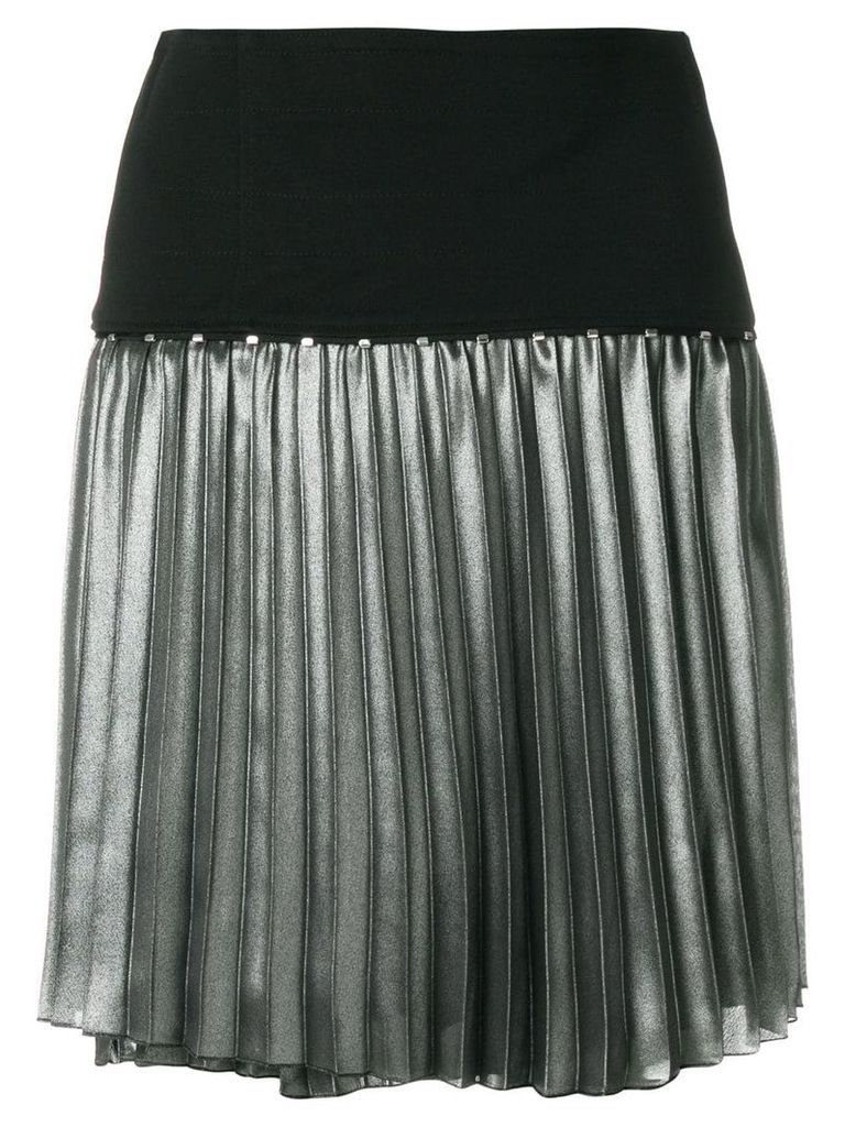 Versace Jeans Couture metallic pleat skirt - Multicolour