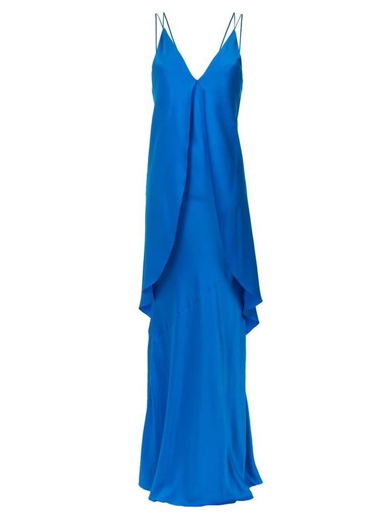 Tufi Duek layered gown - Blue