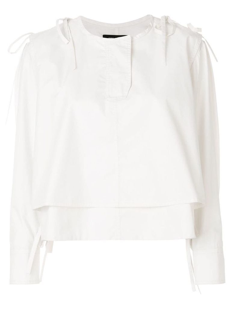 Isabel Marant tie detail shirt - White