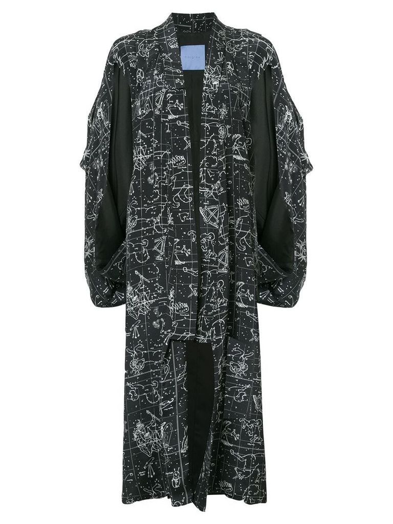 Macgraw Medici kimono coat - Black