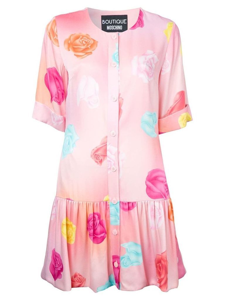 Boutique Moschino floral print dress - PINK
