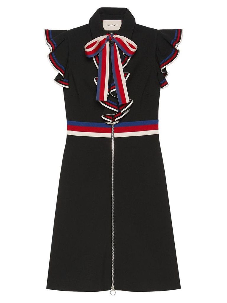 Gucci Sylvie Web stretch jersey dress - Black