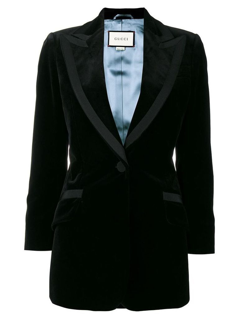 Gucci velvet blazer - Black