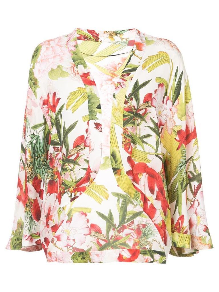 Josie Natori Paradise Floral jacket - Multicolour