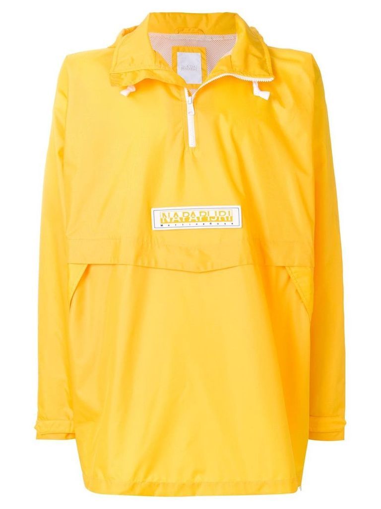 Napa By Martine Rose oversized hooded raincoat - Yellow