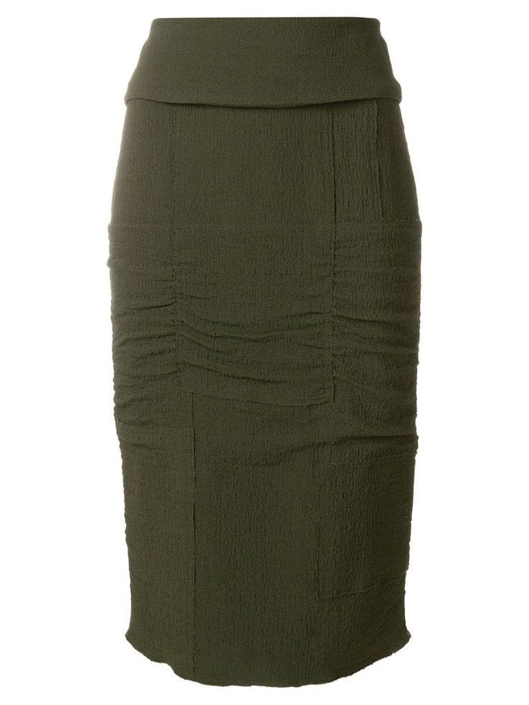 Tom Ford panelled pencil skirt - Green