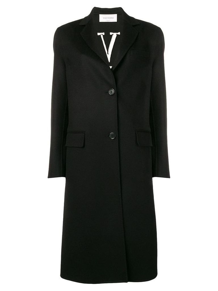 Valentino VLTN single breasted coat - Black