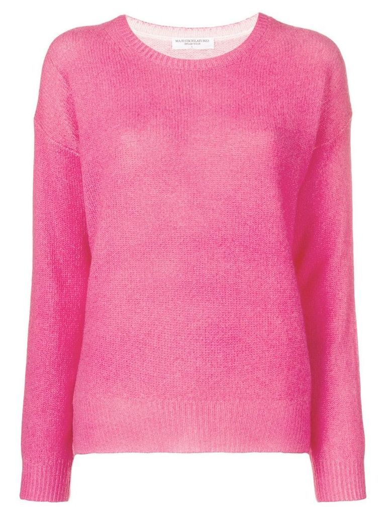 Majestic Filatures dropped-shoulder cashmere sweater - Pink