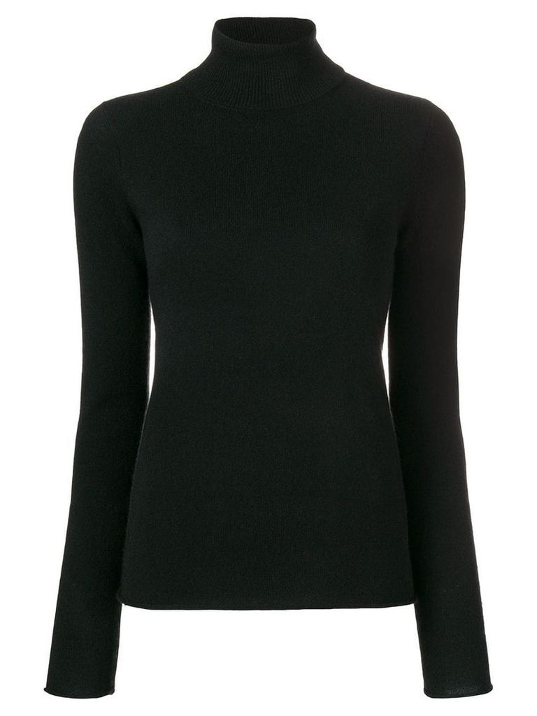 Majestic Filatures cashmere roll neck sweater - Black