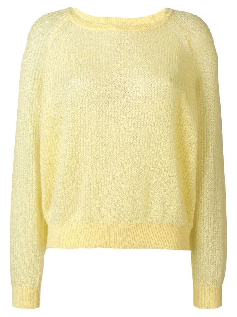 Burberry long sleeved jumper - Yellow
