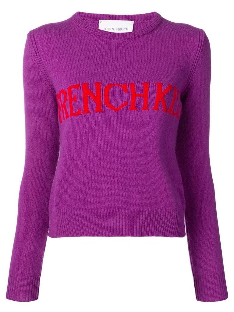 Alberta Ferretti French Kiss sweater - Purple