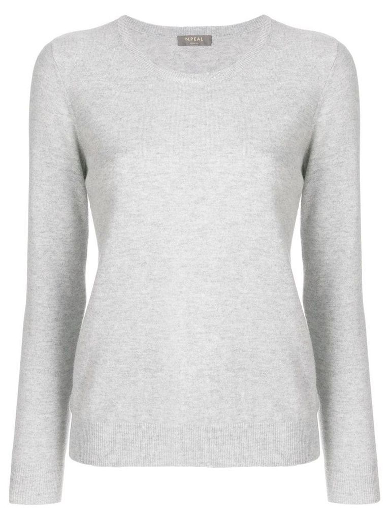 N.Peal round neck sweater - Grey