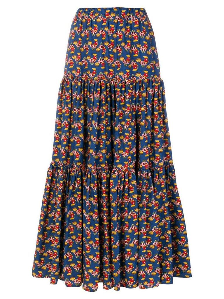 La Doublej patterned skirt - Blue