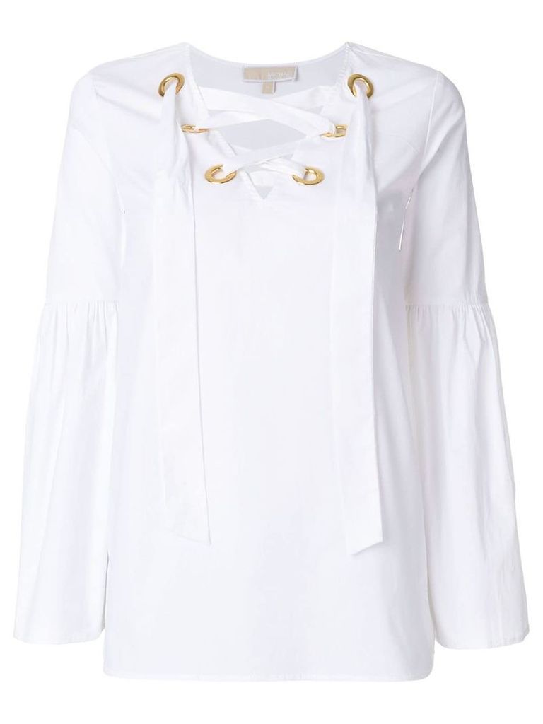 Michael Michael Kors tie-neck blouse - White