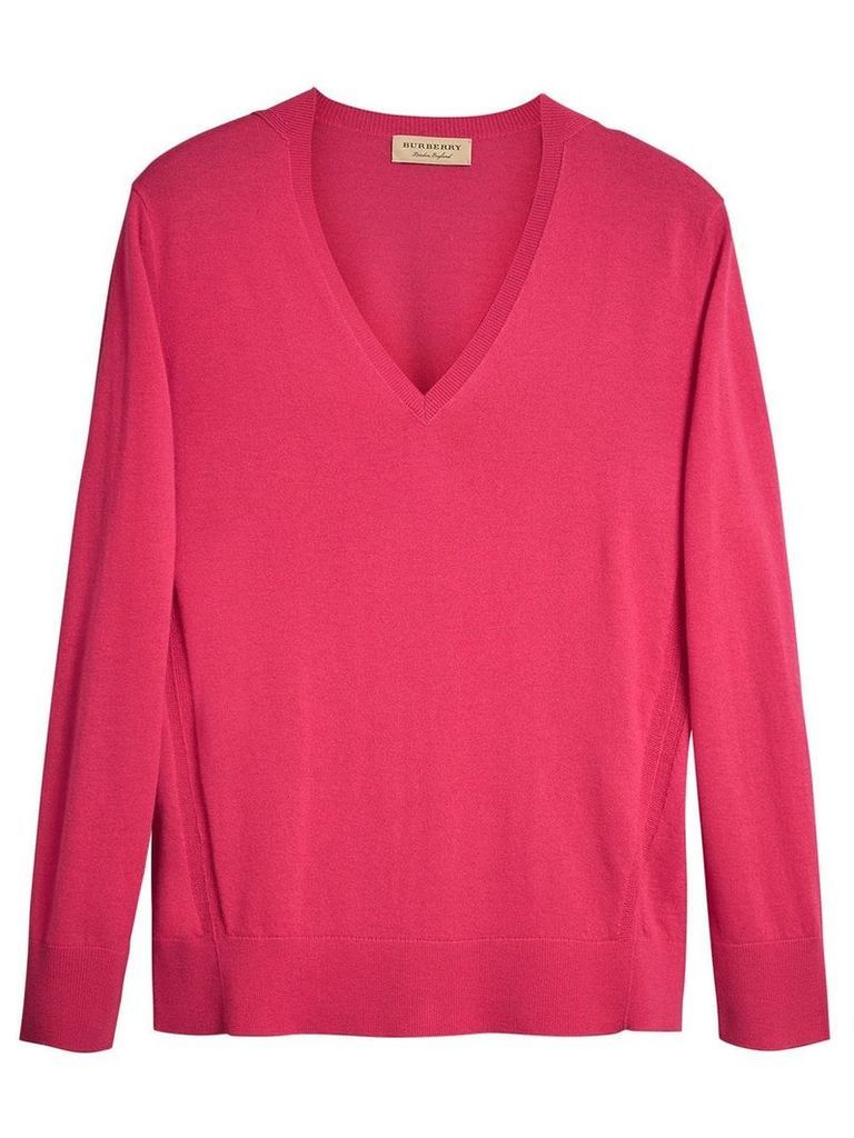 Burberry V-neck sweater - PINK