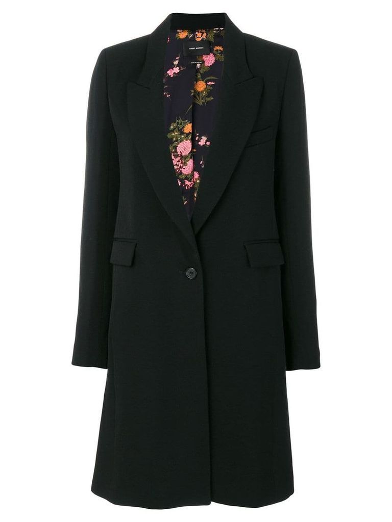 Isabel Marant single-button coat - Black