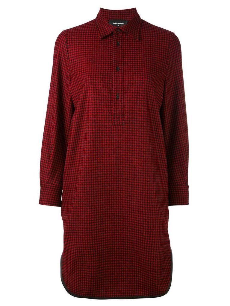 Dsquared2 long checked shirt