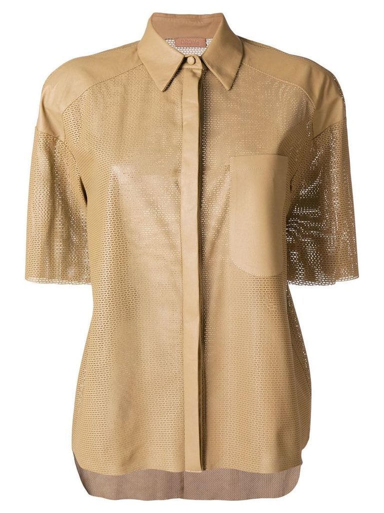 Drome shortsleeved shirt - Brown