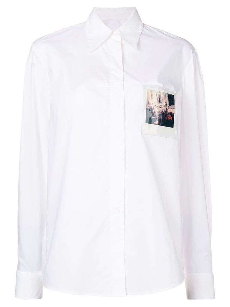 Mm6 Maison Margiela polaroid shirt - White
