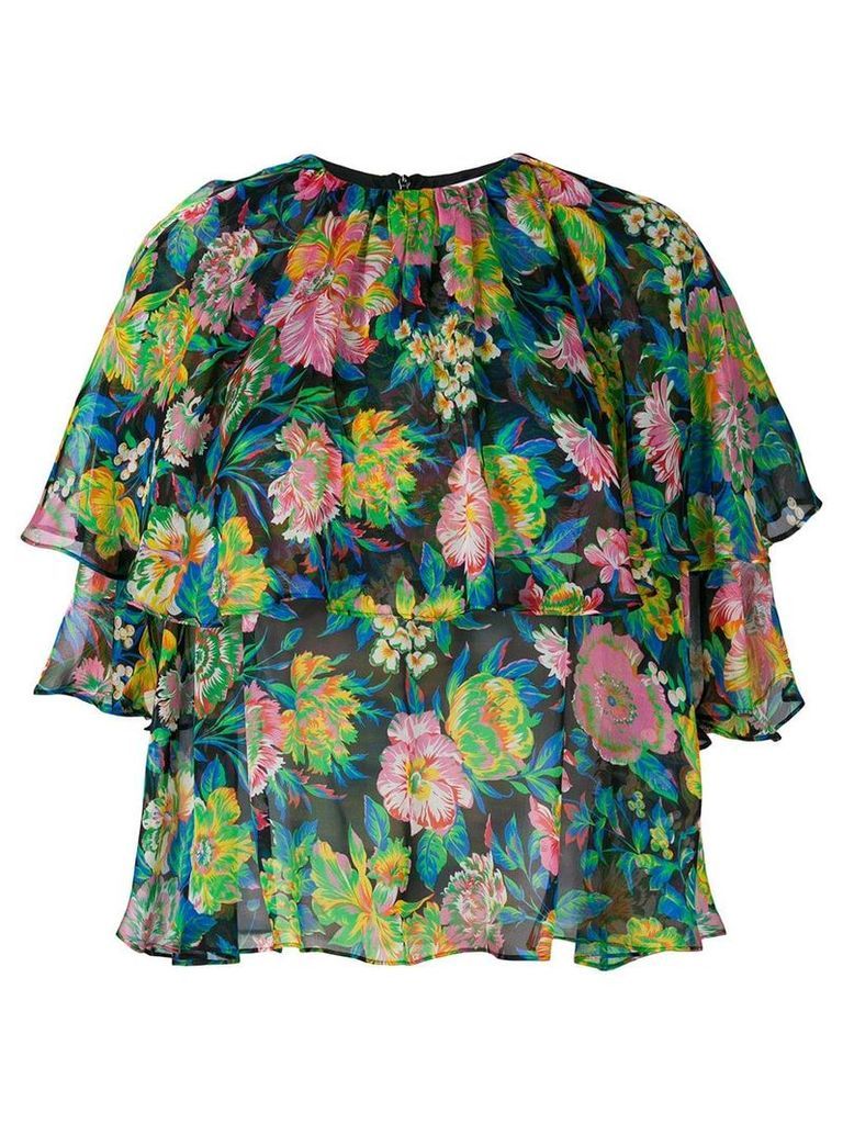 MSGM floral print blouse - Multicolour