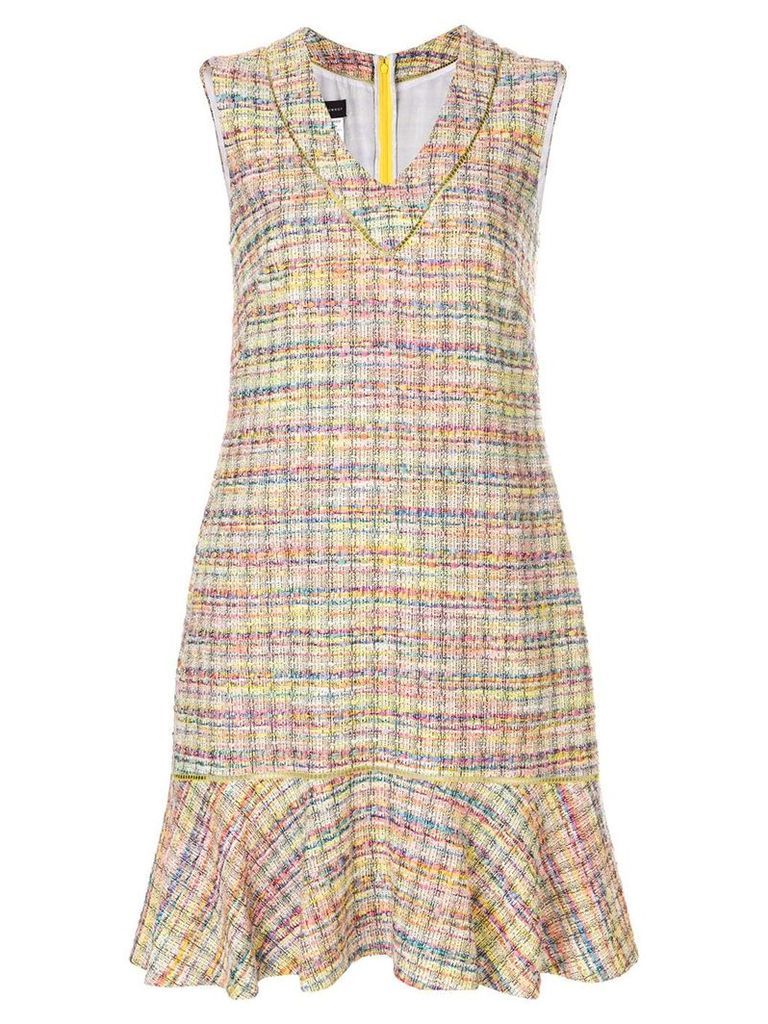 Talbot Runhof Pody1 tweed dress - Multicolour