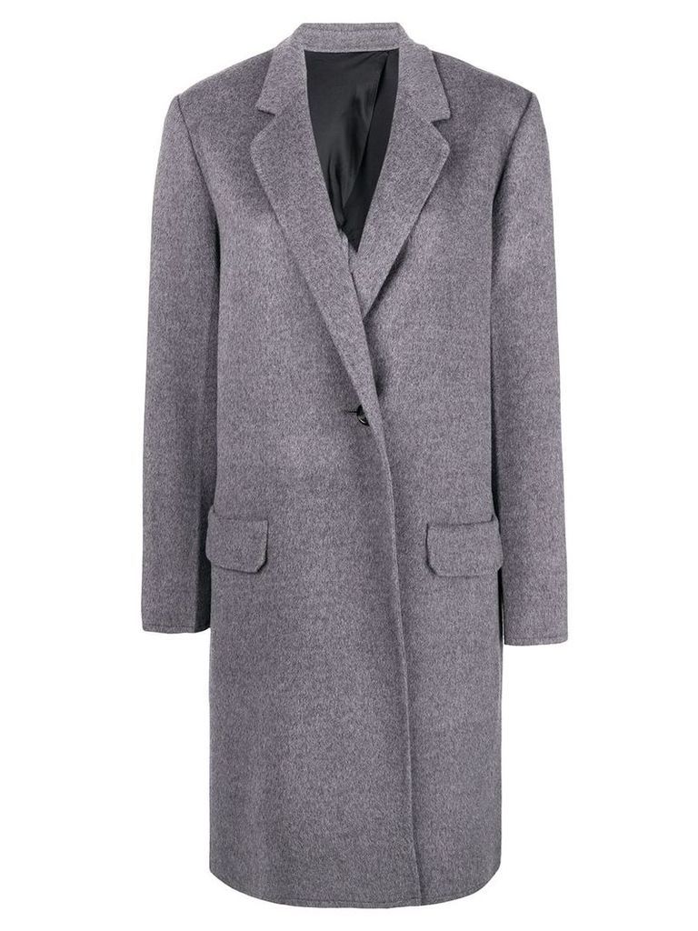 Helmut Lang single-breasted coat - Grey