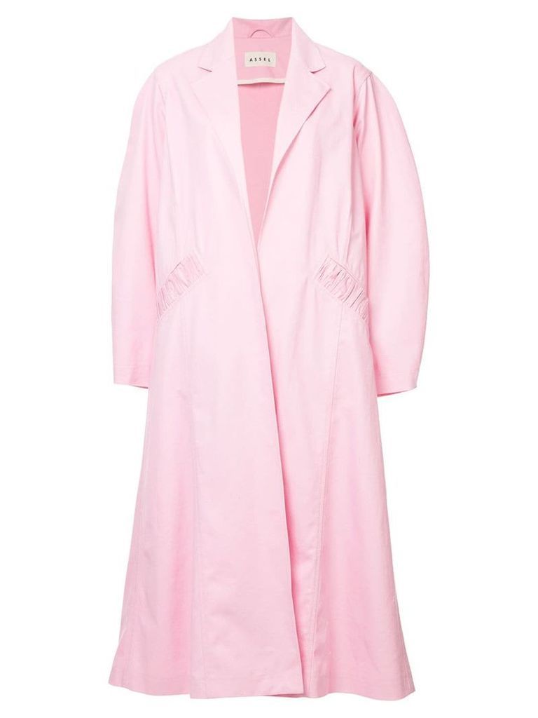 Assel oversized trench coat - Pink