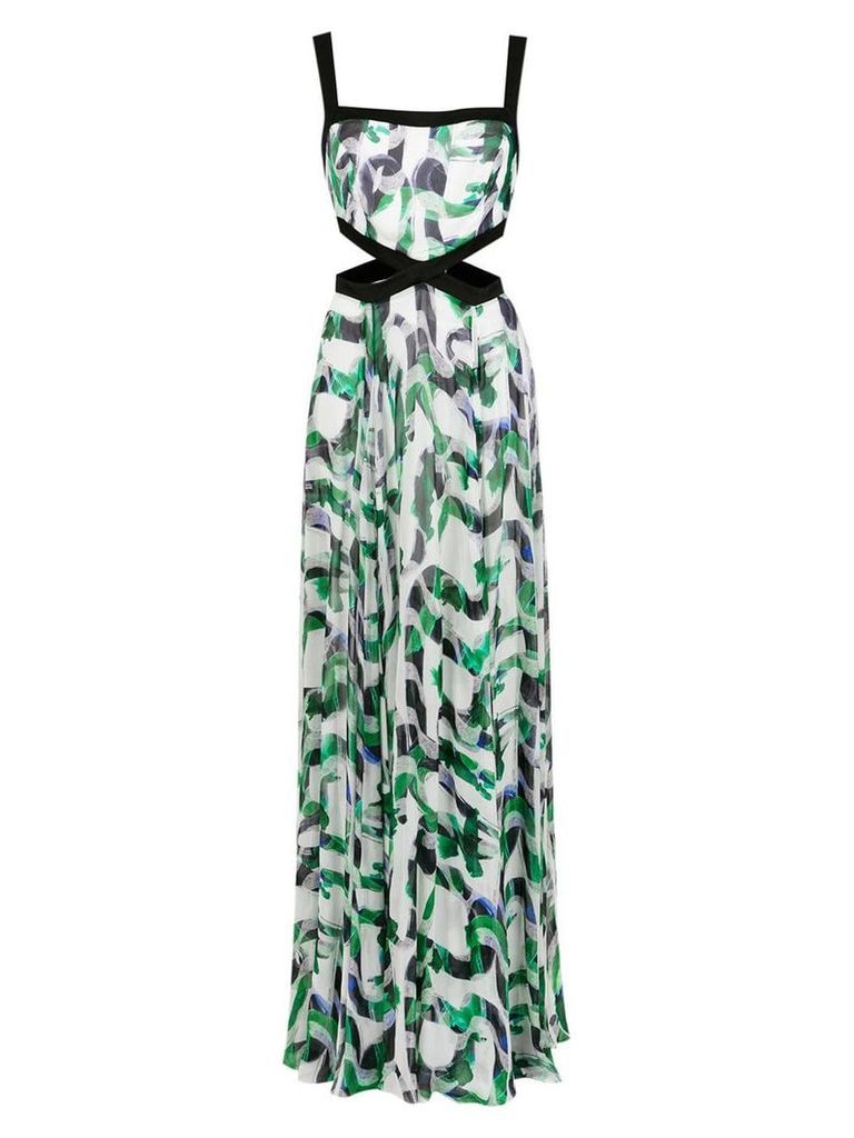 Tufi Duek long printed dress - Green