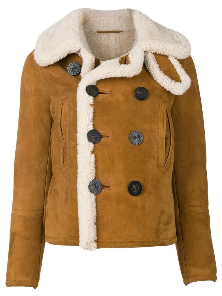 Dsquared2 sheepskin shearling jacket - Brown
