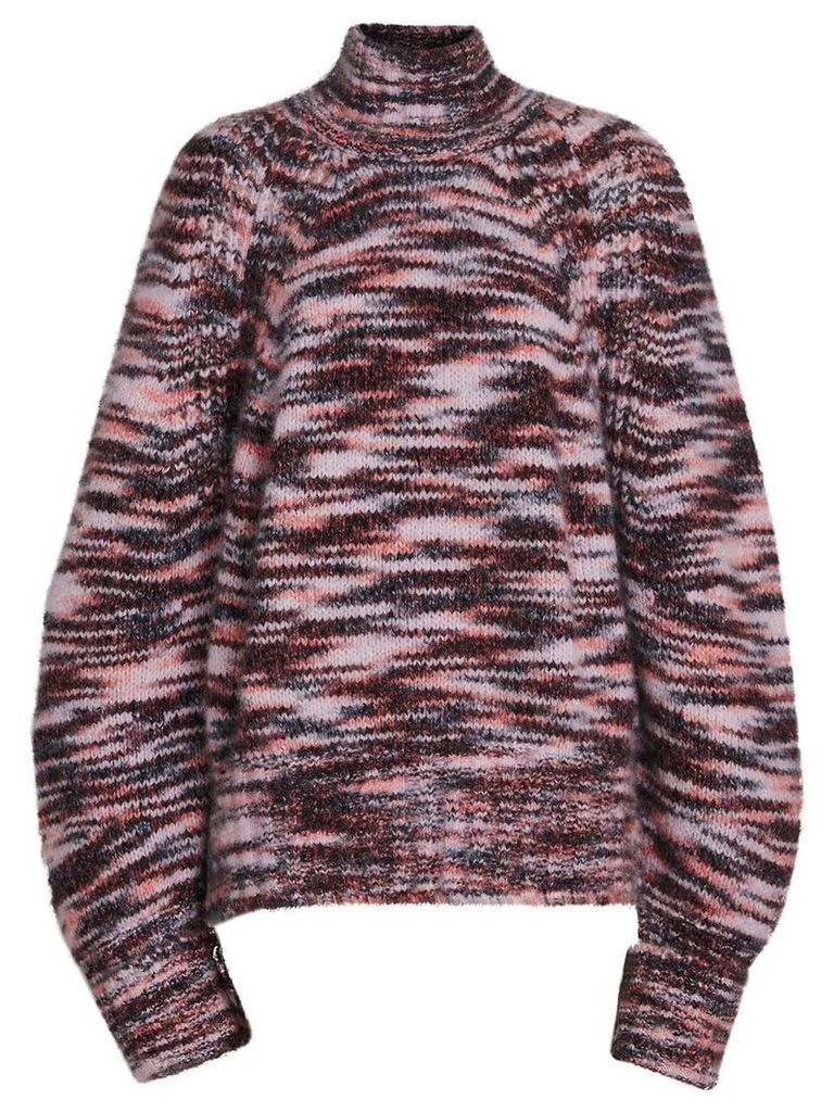 Burberry Cashmere Silk Mouliné Sweater - Multicolour