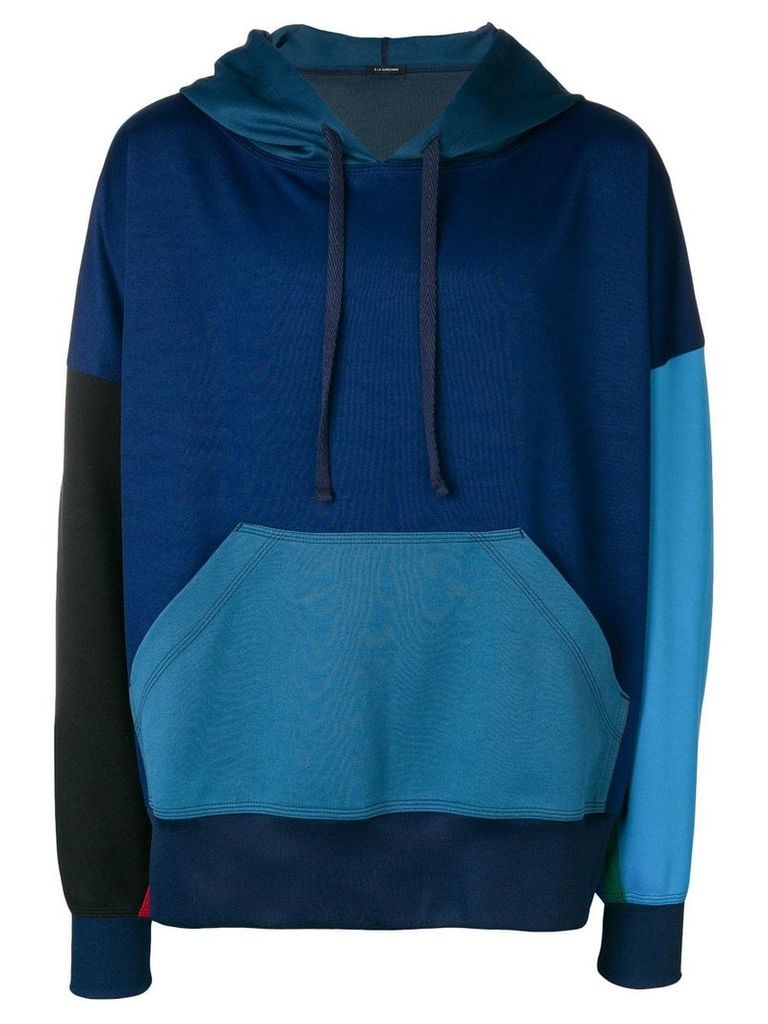 À La Garçonne color-blocked hoodie - Blue