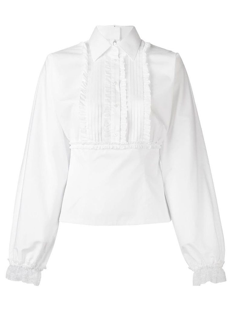 Dolce & Gabbana frill detail shirt - White
