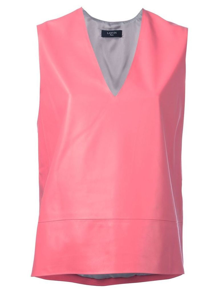 LANVIN structured top - PINK
