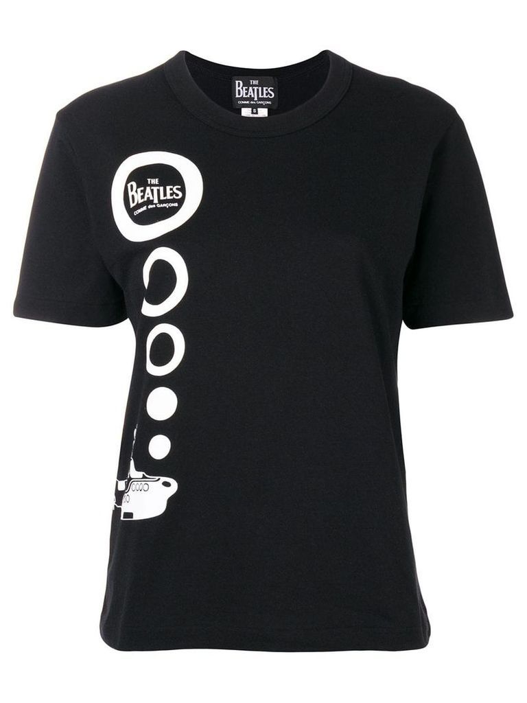 The Beatles X Comme Des Garçons Beatles print T-shirt - Black