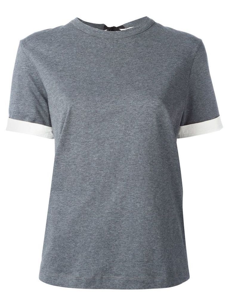 Marni open back T-shirt - Grey