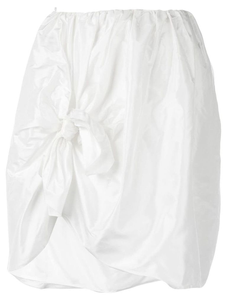 Simone Rocha knot detail skirt - White