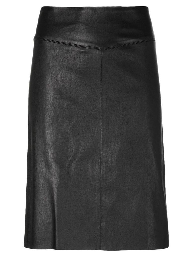 Joseph panelled fitted skirt - Black
