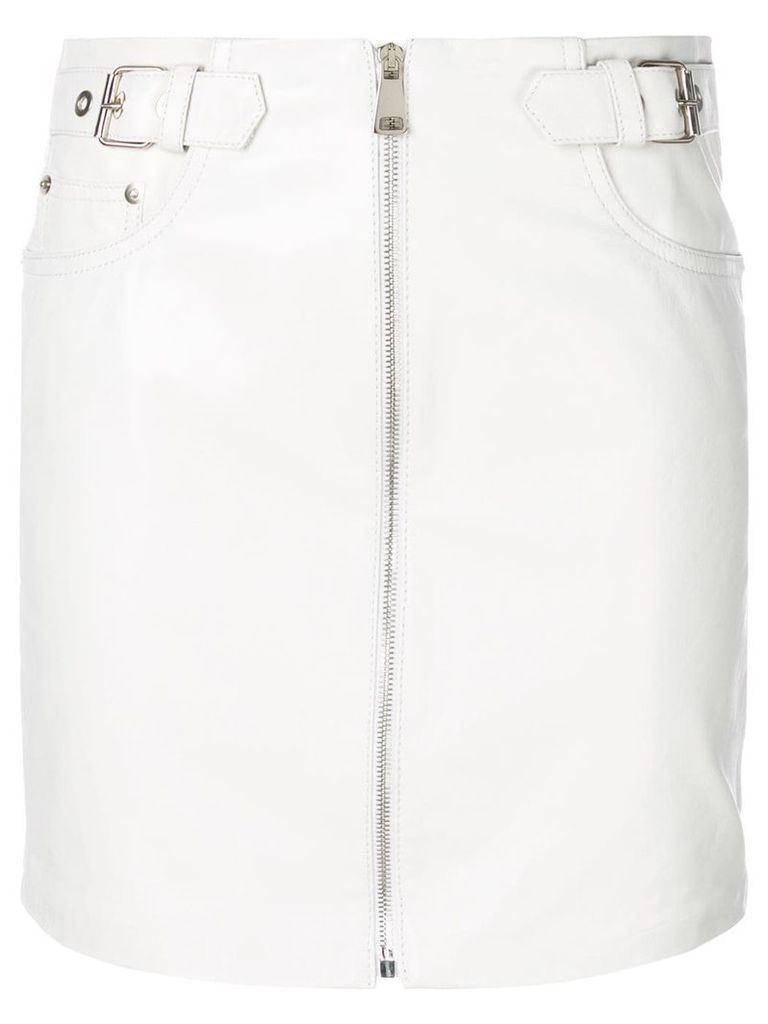 Manokhi fitted mini skirt - White