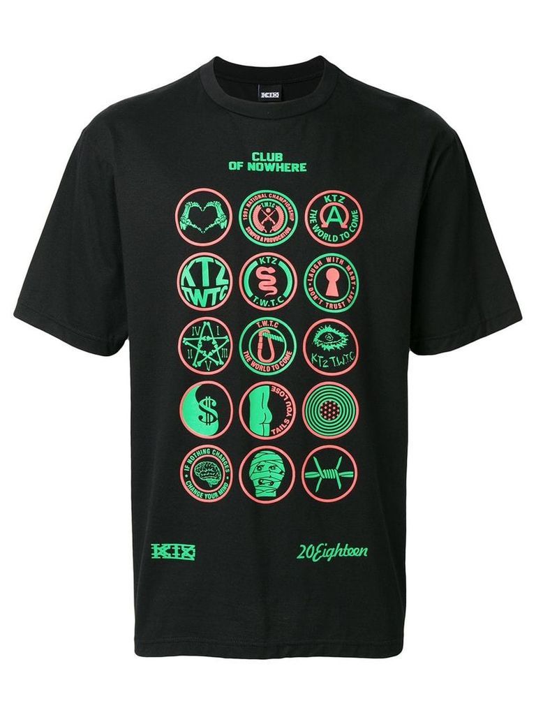 KTZ scout patch T-shirt - Black