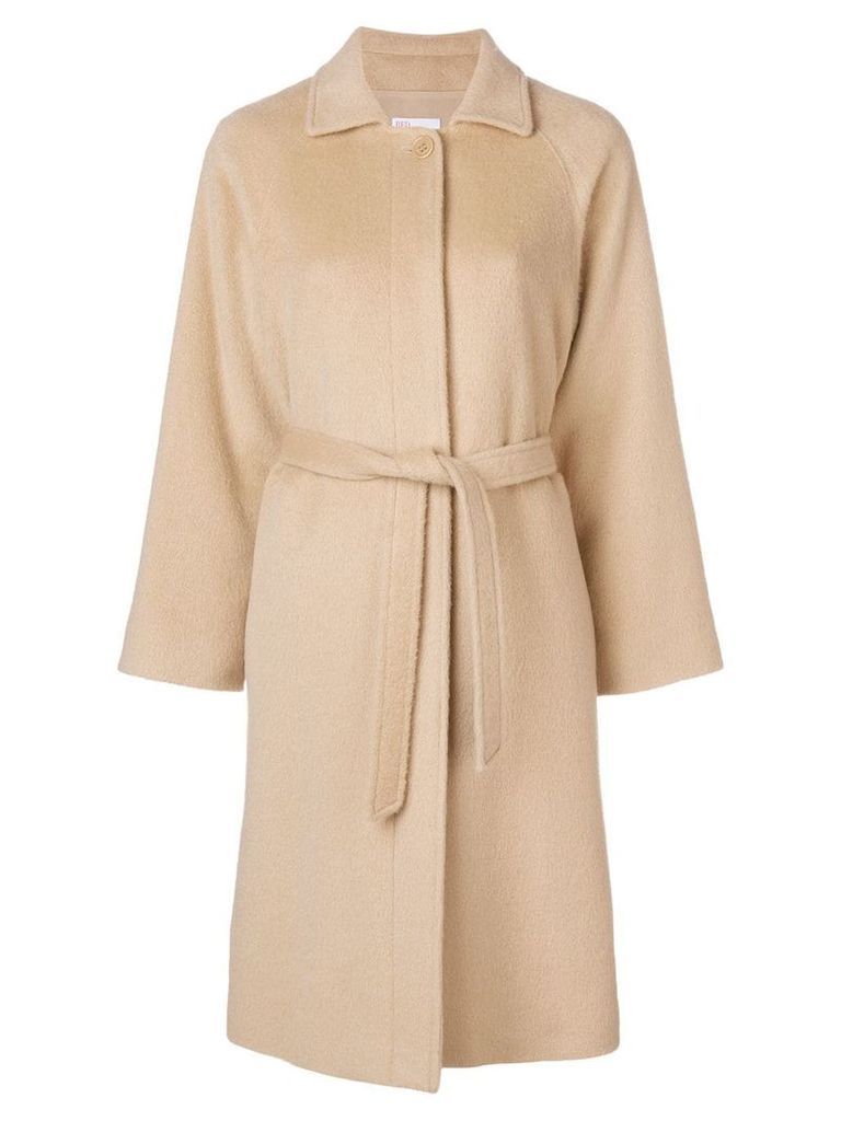 Red Valentino belted single-breasted coat - Neutrals