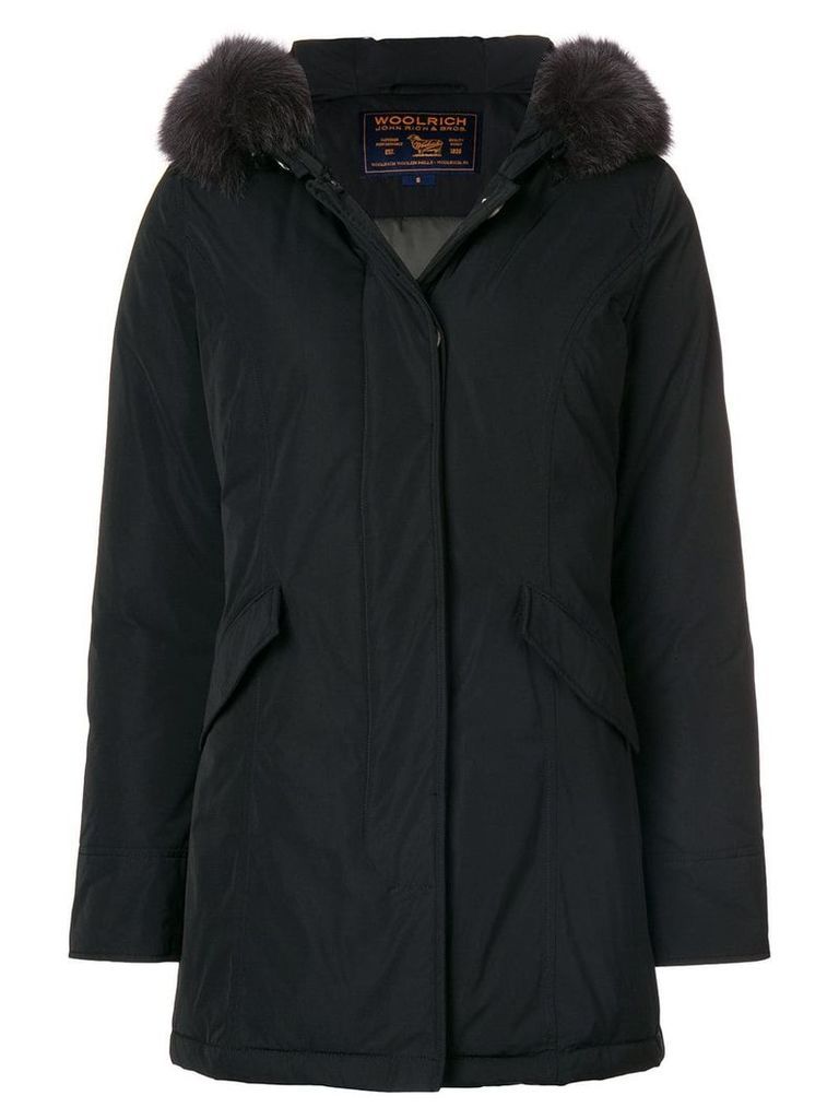 Woolrich hooded coat - Black