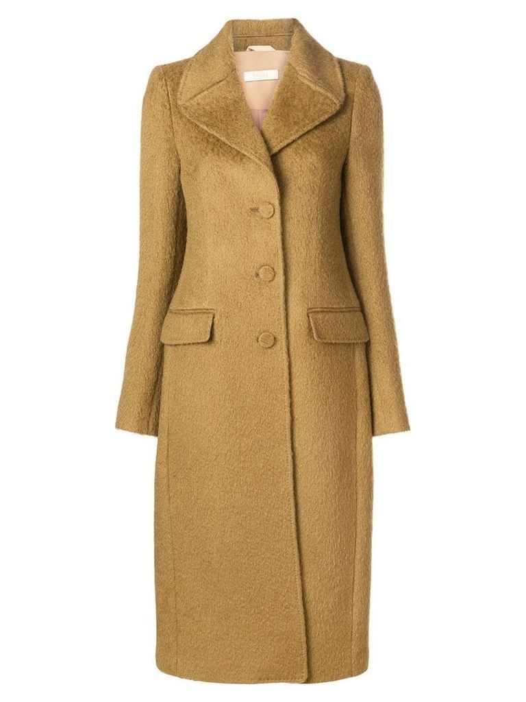 Ssheena single breasted coat - Brown