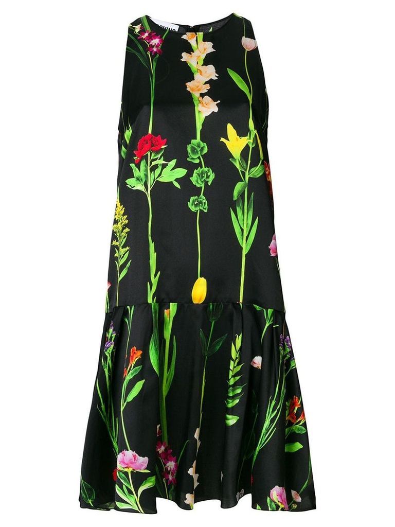 Moschino floral print dress - Black