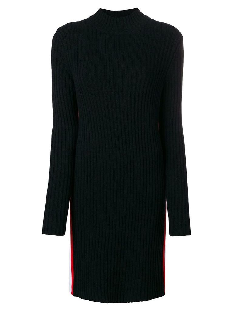 Calvin Klein 205W39nyc side stripe polo dress - Black