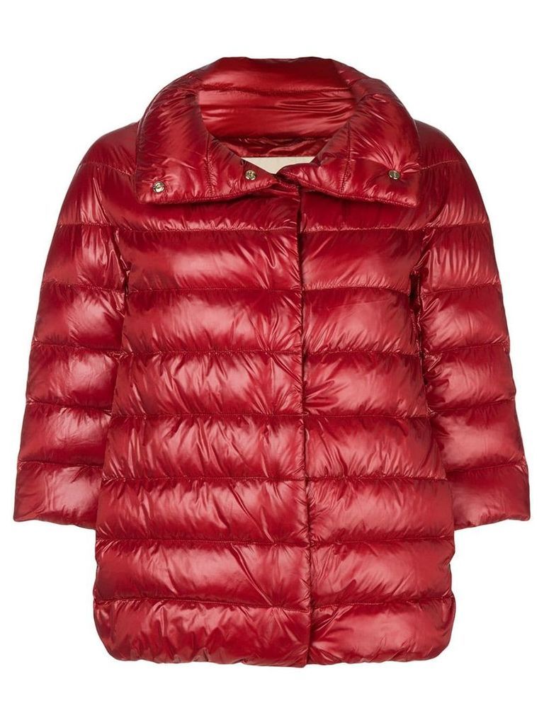 Herno feather down puffer jacket - Red