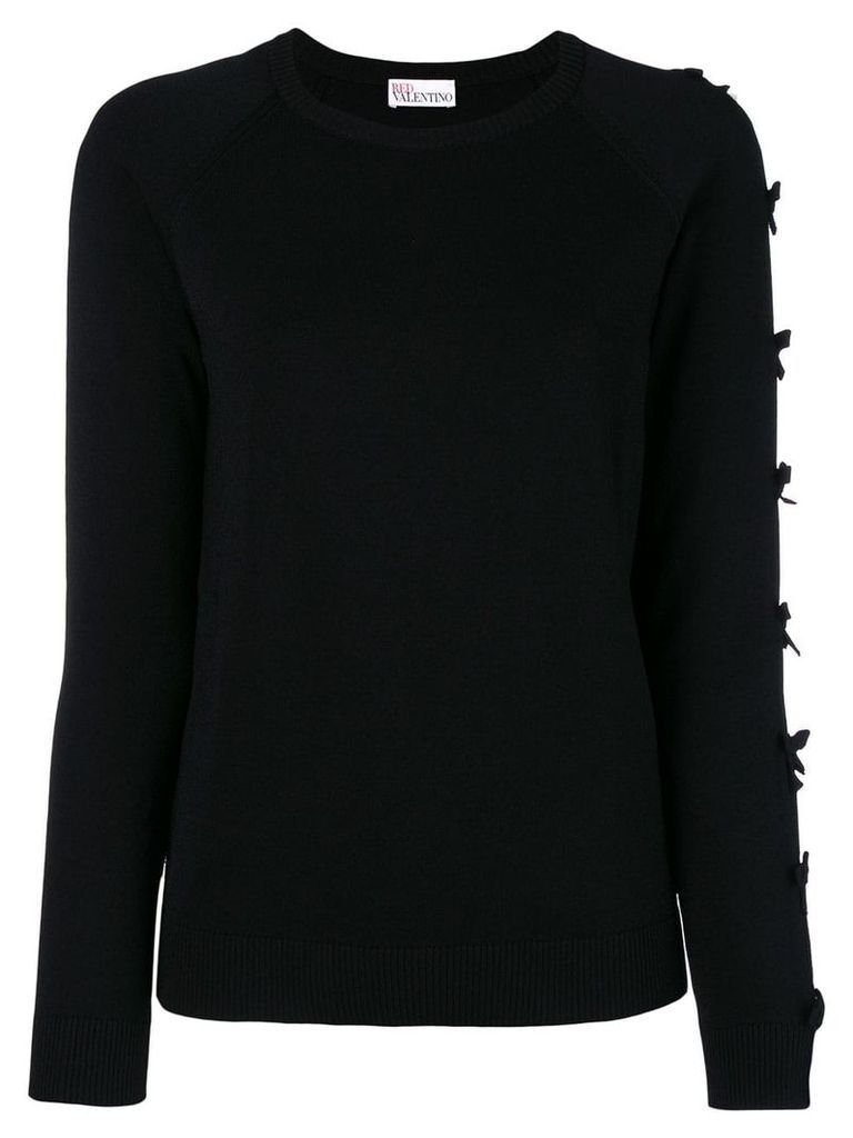 Red Valentino perfectly fitted sweater - Black
