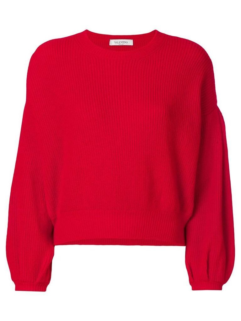 Valentino crew neck sweater - Red