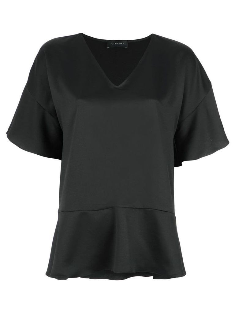 Olympiah short sleeves blouse - Black