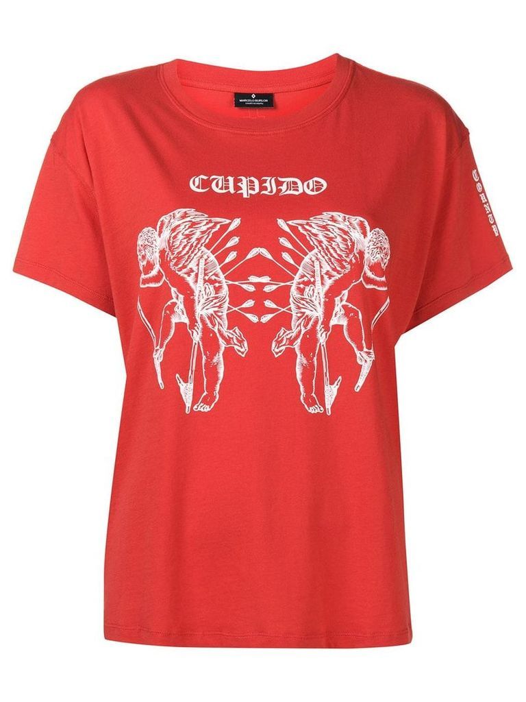 MARCELO BURLON COUNTY OF MILAN cupido T-shirt - Red